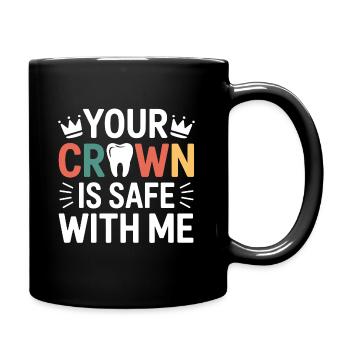 Prothésiste dentaire Crown Bridge - Mug uni - noir - Droite