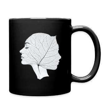 Natur ist ein Geisteszustand - Nature Mindset - Tasse einfarbig - Schwarz - Rechts