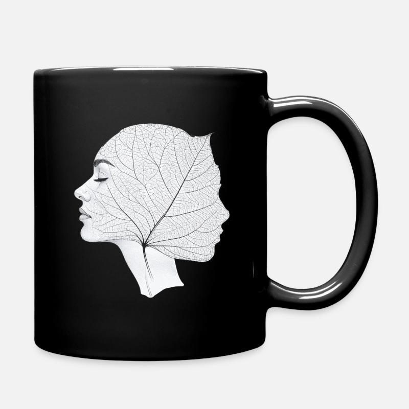 Natur ist ein Geisteszustand - Nature Mindset - Tasse einfarbig - Schwarz