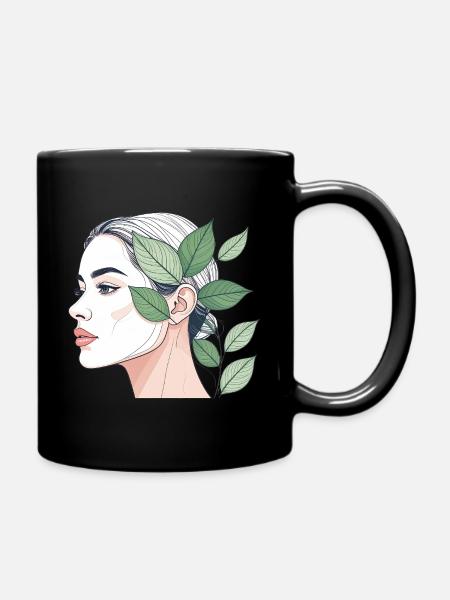 Nature is a state of mind - Full Colour Mug - black