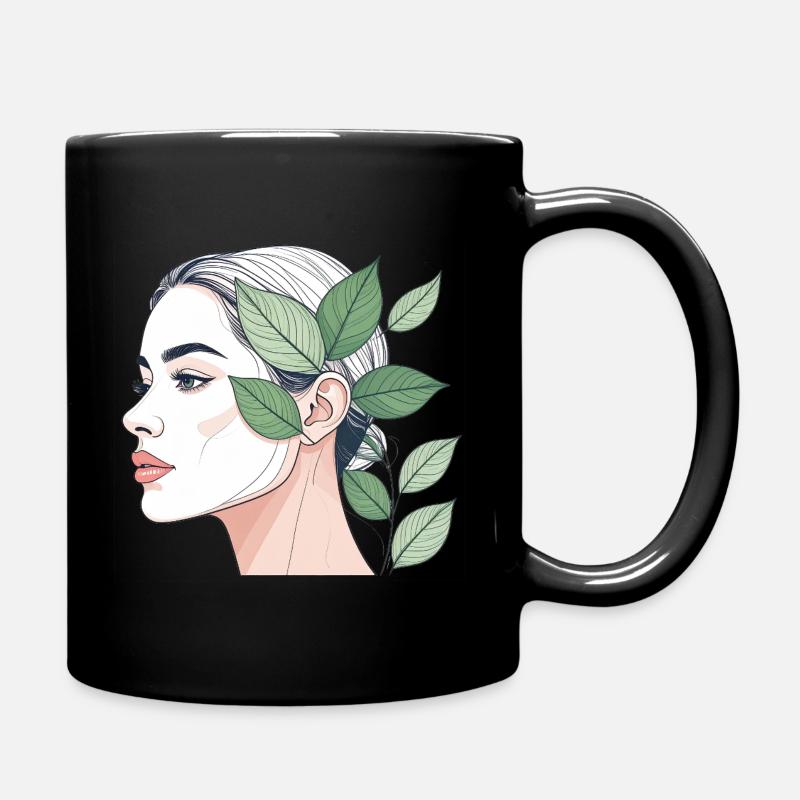 Die Natur ist ein Geisteszustand - Tasse einfarbig - Schwarz