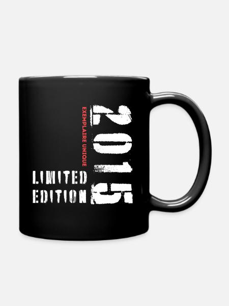Limitierte Auflage 2015 – Unikat - Tasse einfarbig - Schwarz