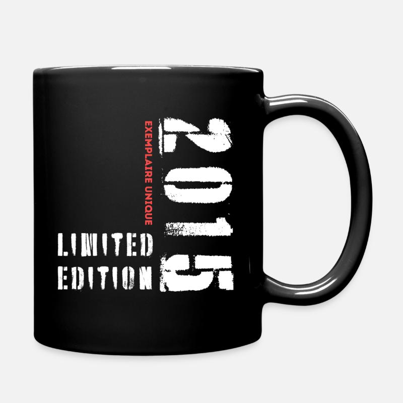 Limitierte Auflage 2015 – Unikat - Tasse einfarbig - Schwarz