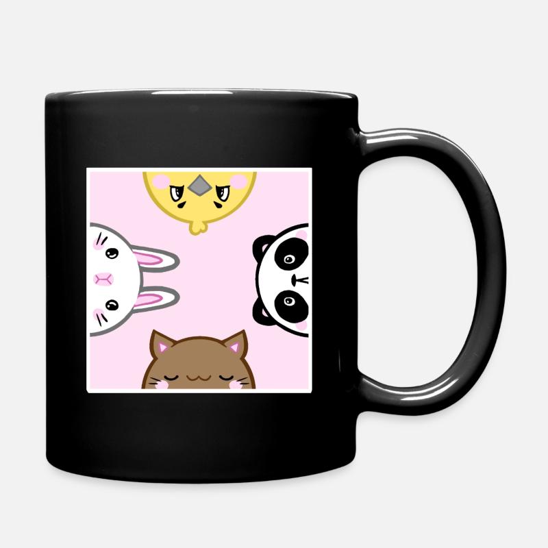 Cute Animals - Full Colour Mug - black
