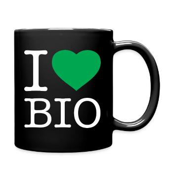 J’adore le bio - Mug uni - noir - Droite