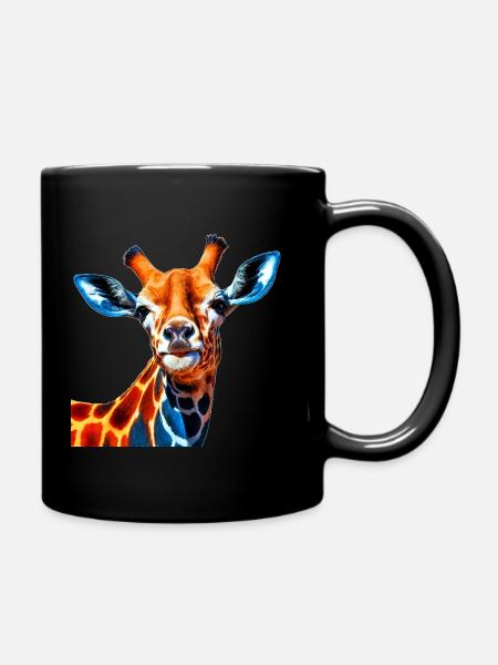 Giraffa - Giraffe - Full Colour Mug - black