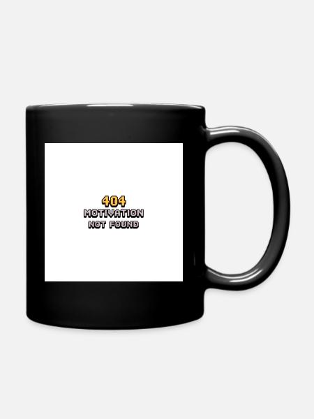 404 Motivation Introuvable - Mug uni - noir