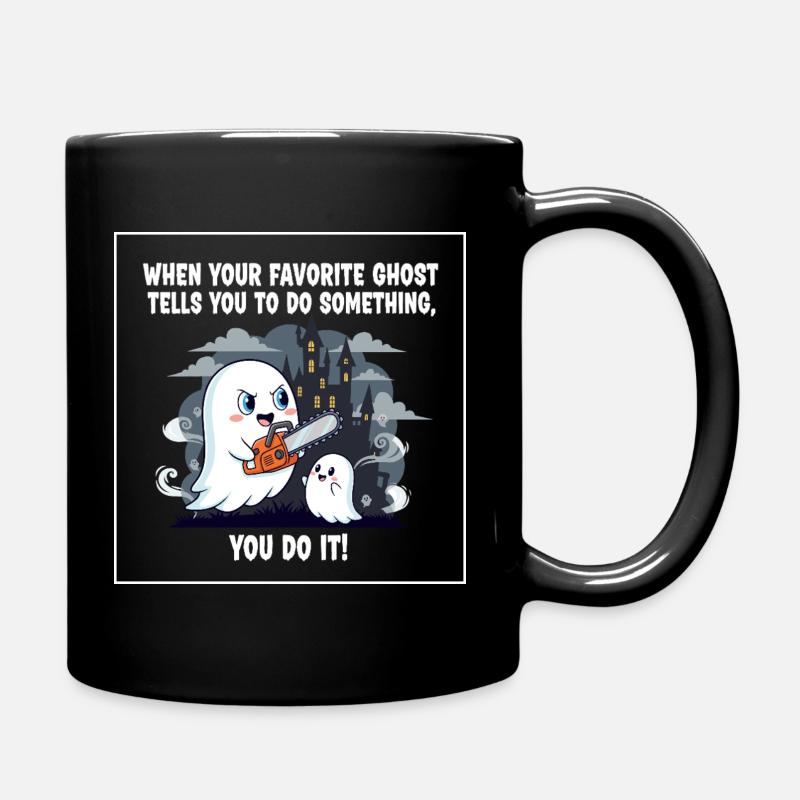 Mein Lieblingsgeist - Tasse einfarbig - Schwarz