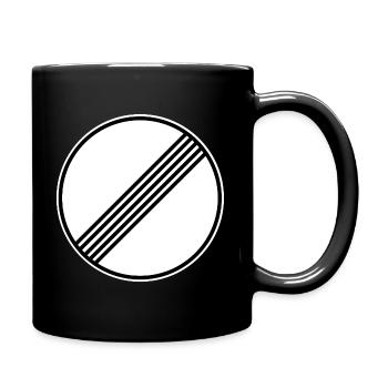Pas de limite de vitesse, vitesse illimitée, free ride - Mug uni - noir - Droite