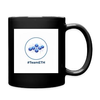 TeamETH node network - Full Colour Mug - black - Right
