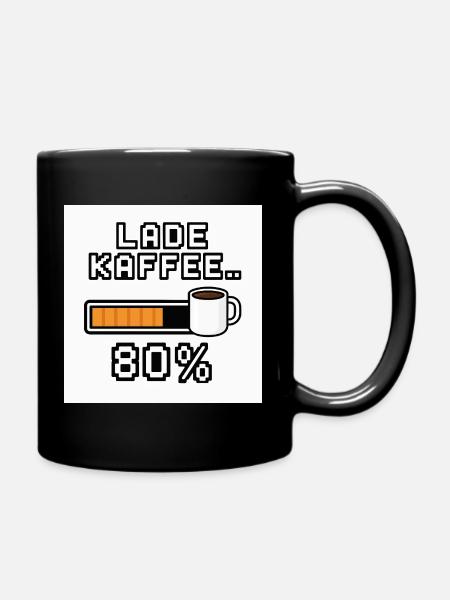 Load Coffee 80% - Full Colour Mug - black