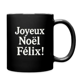 Merry Christmas Felix movie - Full Colour Mug - black - Right