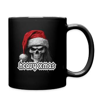 Heavy Metal Weihnachten - Tasse einfarbig - Schwarz - Rechts