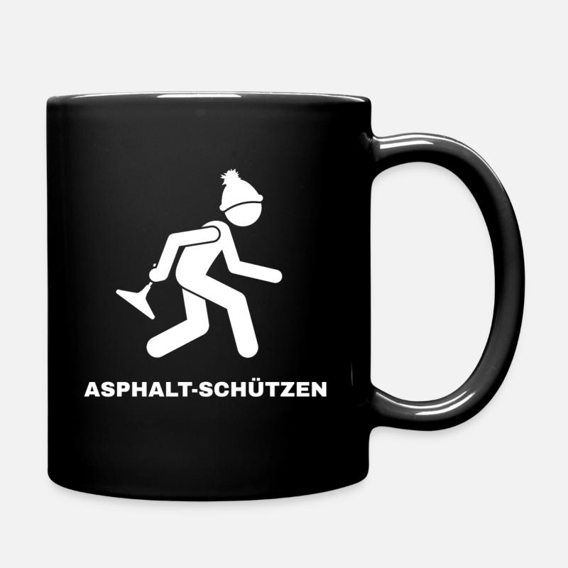 TIREURS D’ASPHALTE - Mug uni - noir