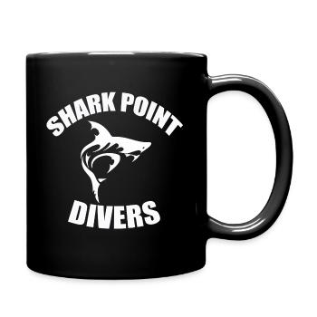 SHARK POINT DIVERS - Full Colour Mug - black - Right
