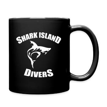 SHARK ISLAND DIVERS - Full Colour Mug - black - Right