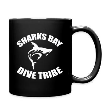 SHARKS BAY DIVE TRIBE - Full Colour Mug - black - Right