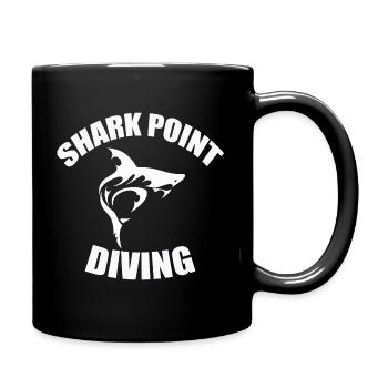SHARK POINT DIVING - Full Colour Mug - black - Right