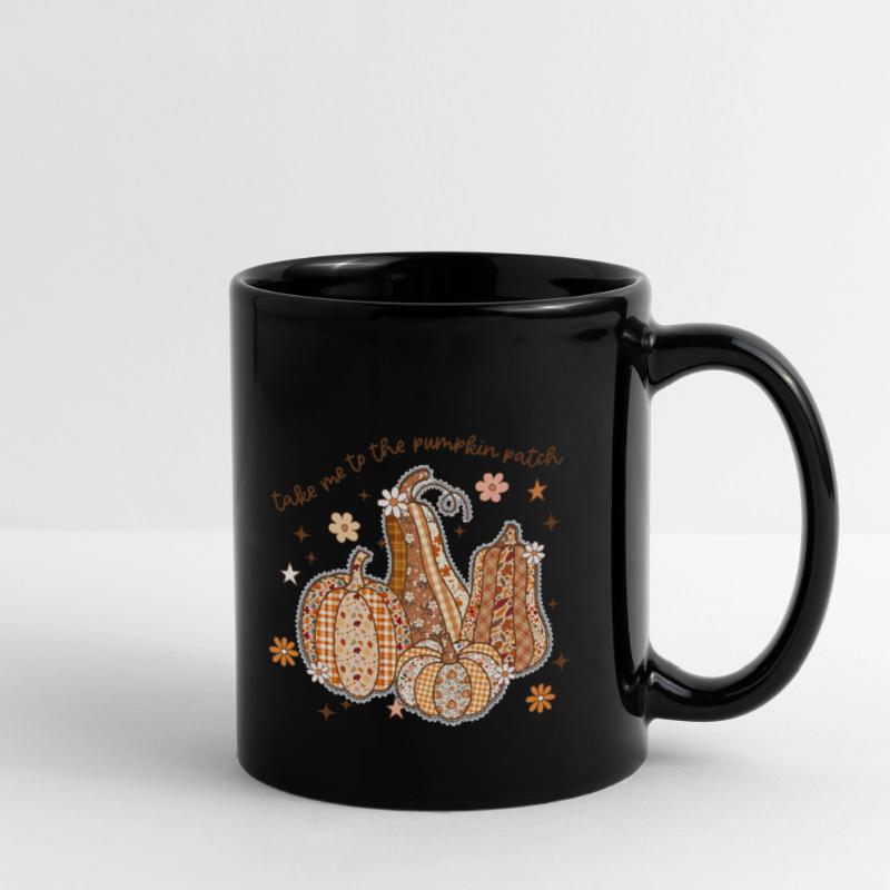 Patchwork de citrouilles Mug uni
