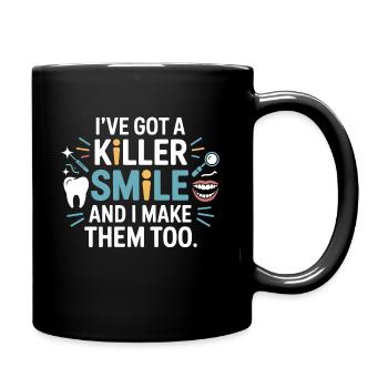 Articulateur de laboratoire dentaire de précision - Mug uni - noir - Droite