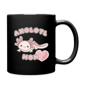 Maman axolotl - Mug uni - noir - Droite