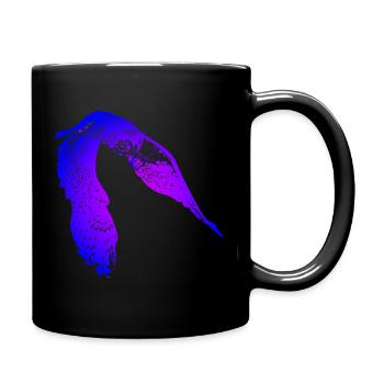 Owl - Full Colour Mug - black - Right