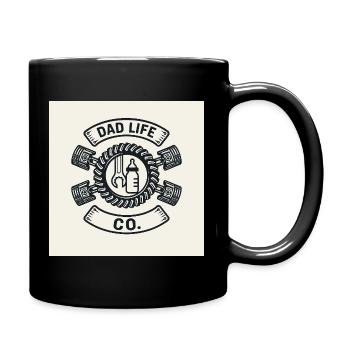 Dad Life DIY Gear - Full Colour Mug - black - Right