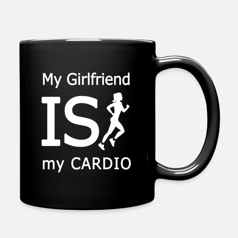 Ma copine fait du cardio - Mug uni - noir