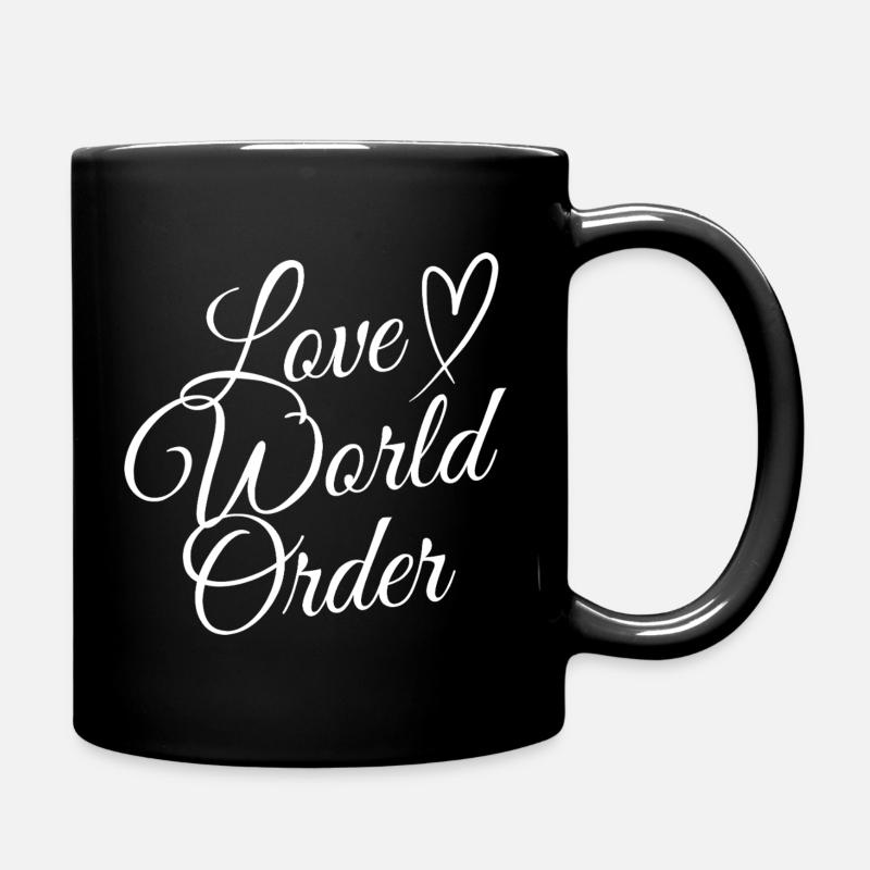Ordre mondial de l’amour - Mug uni - noir