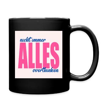Thoughtful Sayings Thoughts - Full Colour Mug - black - Right