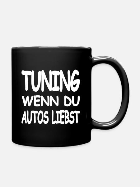Tuning - Tasse einfarbig - Schwarz