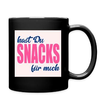 LOVE FOOD SNACKS - Full Colour Mug - black - Right