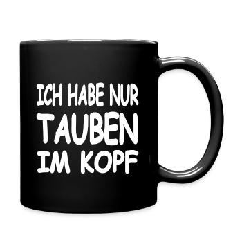 Doves - Full Colour Mug - black - Right
