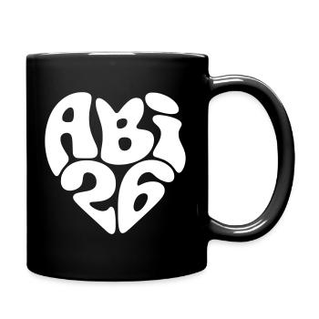 Abi 26 Abitur 2026 Abiturient Abiturientin  - Tasse einfarbig - Schwarz - Rechts