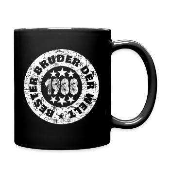 Né en 1988 - Mug uni - noir - Droite