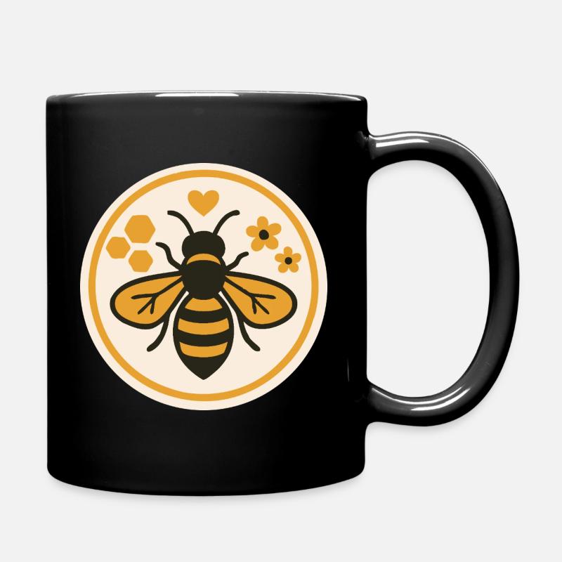 Sauvez les abeilles - Motif d’abeille de la nature - Mug uni - noir