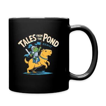 Tales from the Pond - Funny T-Shirt - Full Colour Mug - black - Right