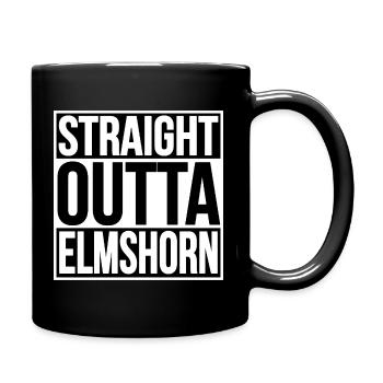 Tout droit sorti d’Elmshorn - Mug uni - noir - Droite