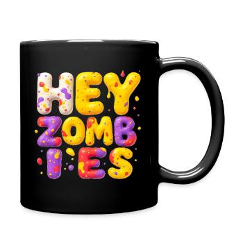 Halloween & Zombie Design Cool Fun - Full Colour Mug - black - Right