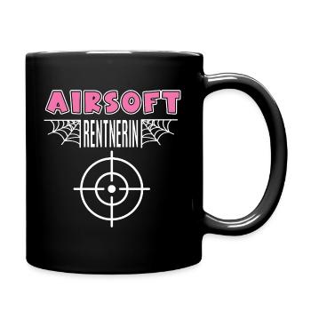 Airsoft Pensioner Retirement Airsofter - Full Colour Mug - black - Right