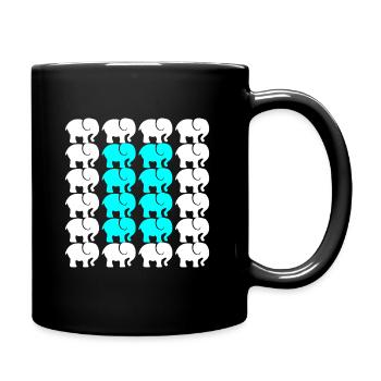 ELEFANT - Tasse einfarbig - Schwarz - Rechts