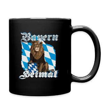 Bavière Home Lion - Mug uni - noir - Droite