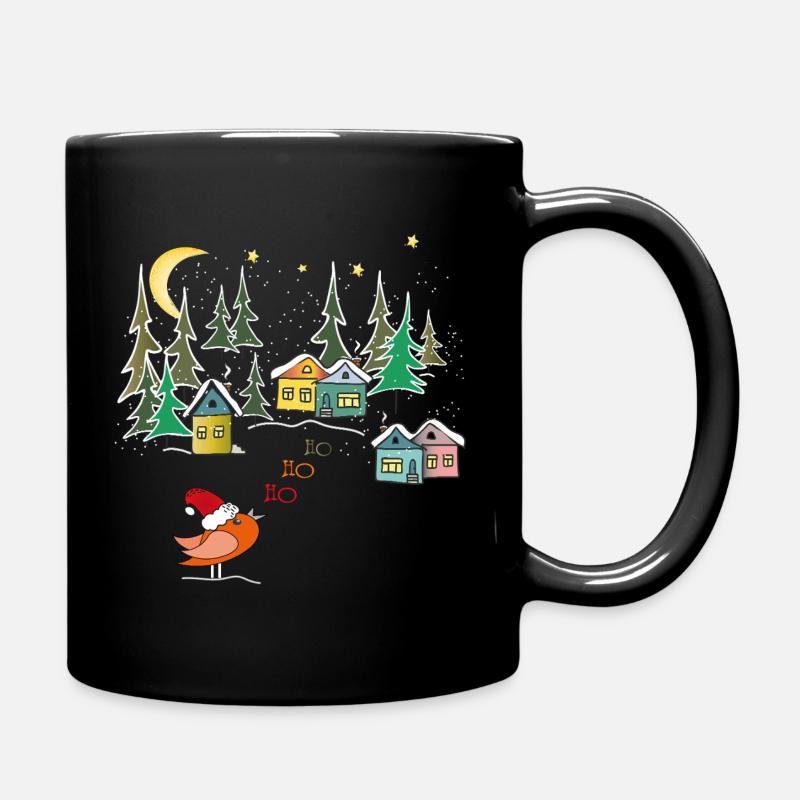 Winterzauber Christmas - Tasse einfarbig - Schwarz