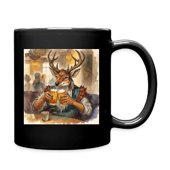 Wirtshaus Hirsch Prost - Mug uni - noir - Droite