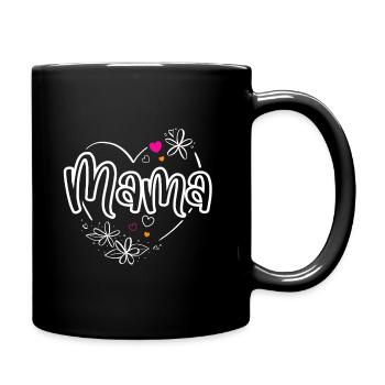 Mom - Full Colour Mug - black - Right