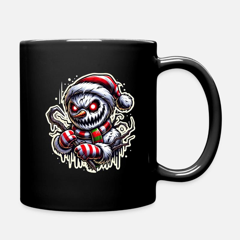 Killer Snowman – Eisige Rache - Tasse einfarbig - Schwarz