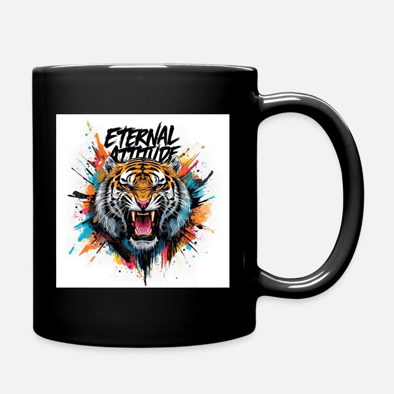 Tigre de l’attitude éternelle - Mug uni - noir