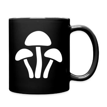 Icône Champignons - Mug uni - noir - Droite