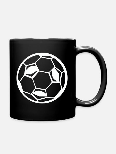 Fussball Ballon Soccer - Mug uni - noir