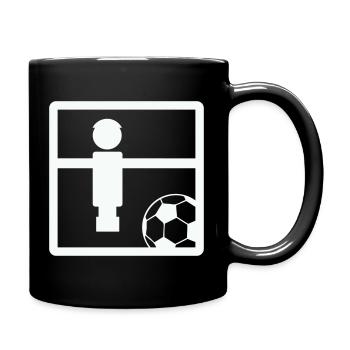 Fußball Soccer Kicker - Full Colour Mug - black - Right